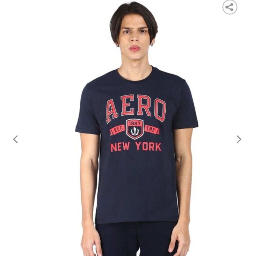 *AEROPOSTALE Regular Fit Brand Print Crew-Neck T-Shirt